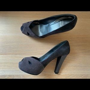Stuart Weitzman peep toe platform pumps NEW